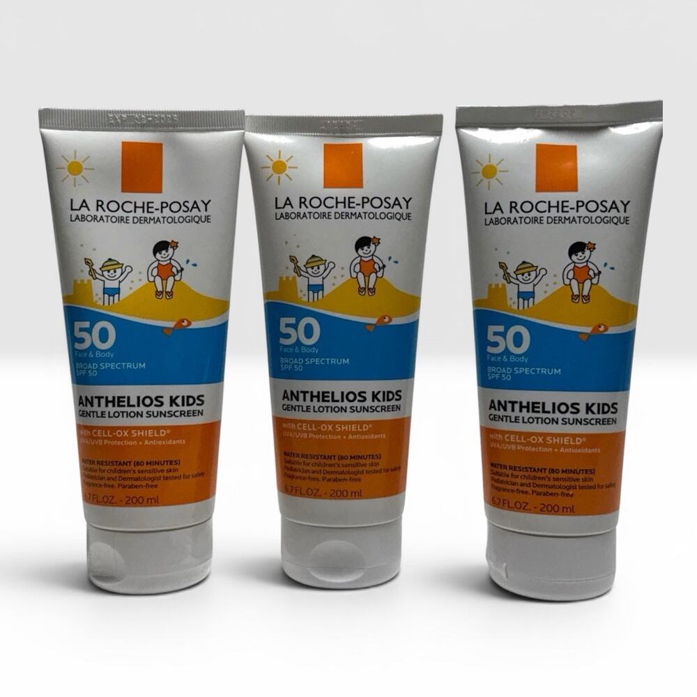 La Roche-Posay Anthelios Kids Lotion Sunscreen - SPF50 6.7oz - EXP 2/28 (3 pack)